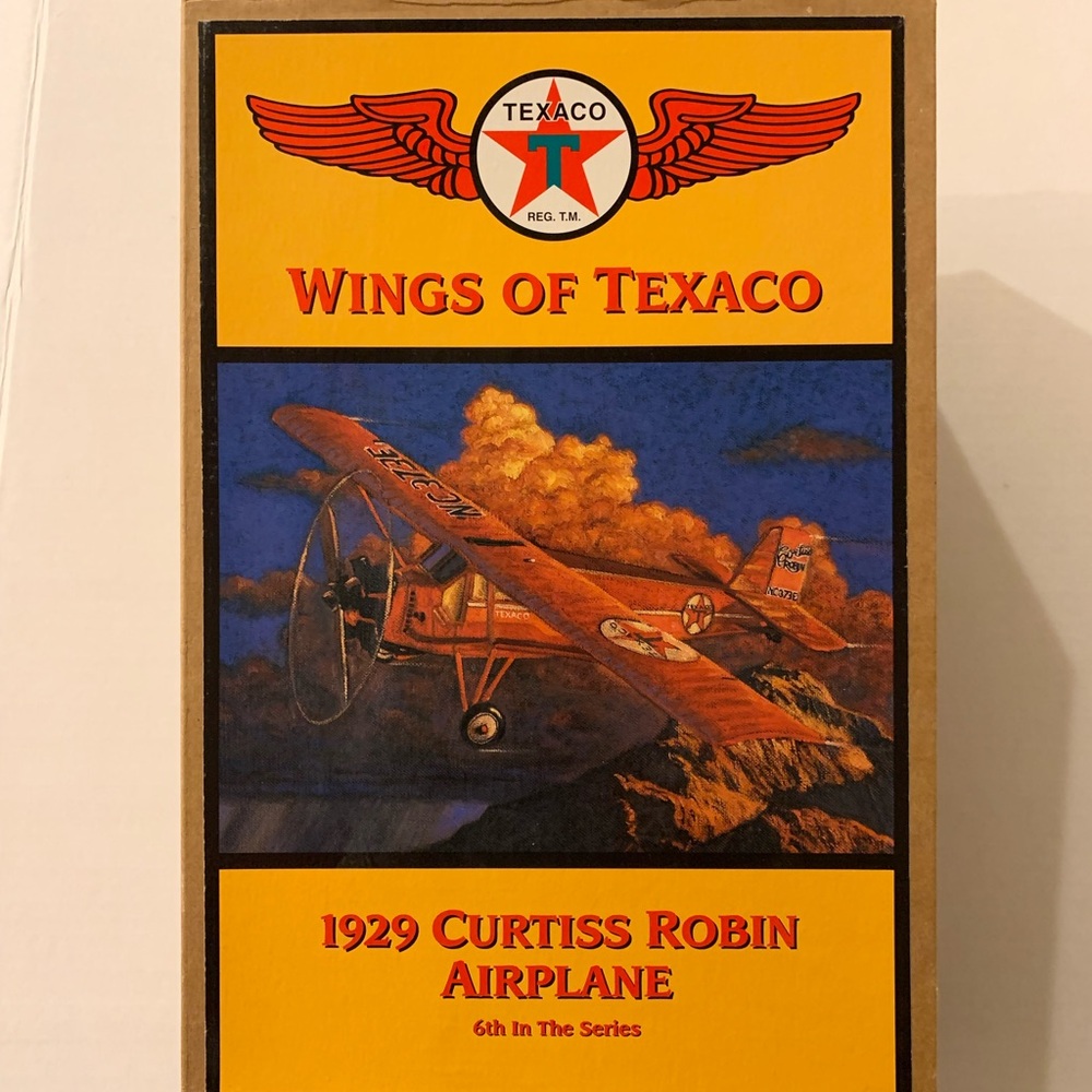 Texaco Wings of Texaco 1929 Curtiss Robin Airplane 6th in the Series